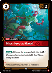 Mischevious Marai Unleashed Card List