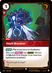 Vault Breaker Unleashed Card List