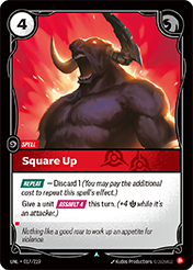 Square Up Unleashed Card List