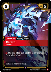 Xerath - Freed Unleashed Card List