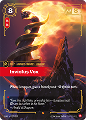 Inviolus Vox Unleashed Card List