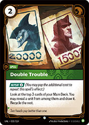 Double Trouble Unleashed Card List