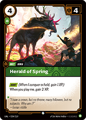 Herald of Spring Unleashed Card List