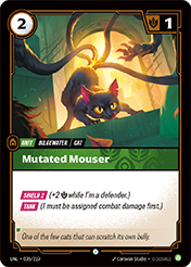 Mutated Mouser Unleashed Card List