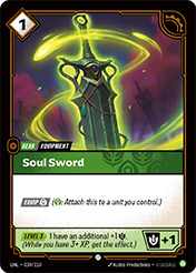 Soul Sword Unleashed Card List