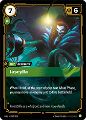 Iascylla Unleashed Card List