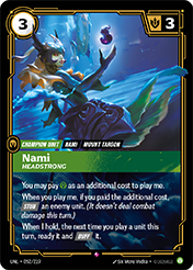 Nami - Headstrong Unleashed Card List