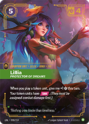 Lillia - Protector of Dreams Unleashed Card List
