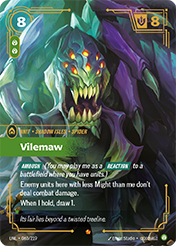 Vilemaw Unleashed Card List