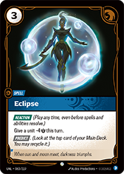 Eclipse Unleashed Card List