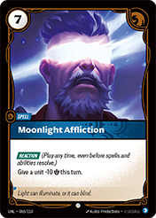 Moonlight Affliction Unleashed Card List