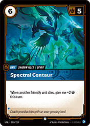 Spectral Centaur Unleashed Card List