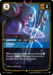 Diana - Lunari (Alternate Art) Unleashed Card List