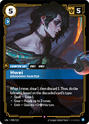 Hwei - Brooding Painter Unleashed Card List