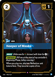 Keeper of Masks Unleashed Card List