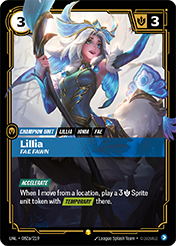 Lillia - Fae Fawn (Alternate Art) Unleashed Card List