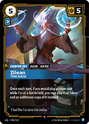 Zilean - Time Mage Unleashed Card List