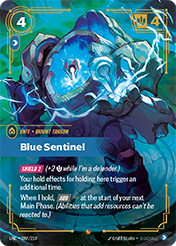 Blue Sentinel Unleashed Card List