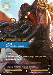 Jhin - Meticulous Killer (Alternate Art) Unleashed Card List
