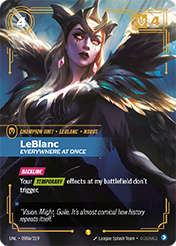 LeBlanc - Everywhere At Once (Alternate Art) Unleashed Card List