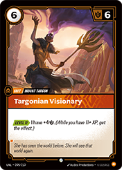 Targonian Visionary Unleashed Card List