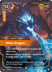 Elder Dragon (Alternate Art) Unleashed Card List