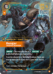 Rengar - Trophy Hunter Unleashed Card List