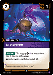 Mister Root Unleashed Card List