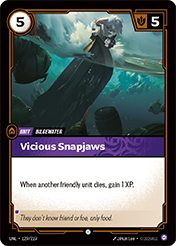 Vicious Snapjaws Unleashed Riftbound Card