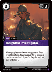 Insightful Investigator Unleashed Riftbound Card