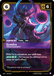 Syndra - Transcendent Unleashed Card List
