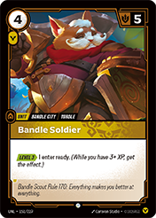 Bandle Soldier Unleashed Card List