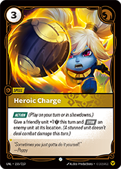 Heroic Charge Unleashed Riftbound Card