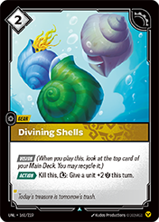 Divining Shells Unleashed Riftbound Card