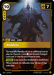 Atakhan Unleashed Card List