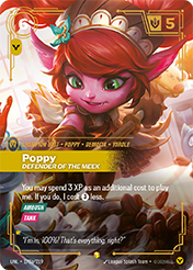 Poppy - Defender of the Meek (Alternate Art) Unleashed Card List