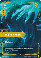 The Ruination Unleashed Card List