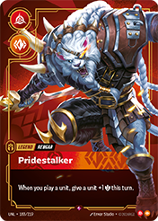 Rengar - Pridestalker Unleashed Card List