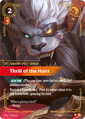 Thrill of the Hunt Unleashed Card List