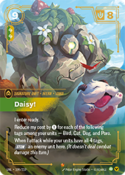 Daisy! Unleashed Card List