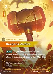 Keeper's Verdict Unleashed Card List