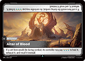 Altar of Blood Unleashed Card List