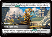 The Academy Unleashed Card List