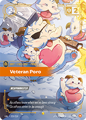 Veteran Poro (Overnumbered) Unleashed Card List