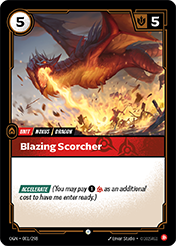 Blazing Scorcher Origins Card List