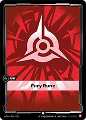 Fury Rune Origins Card List