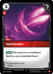 Void Seeker Origins Card List