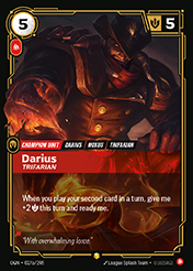 Darius, Trifarian - Alt Art Origins Card List