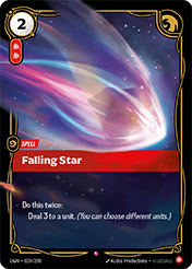 Falling Star Origins Card List