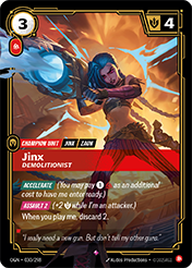 Jinx, Demolitionist Origins Card List